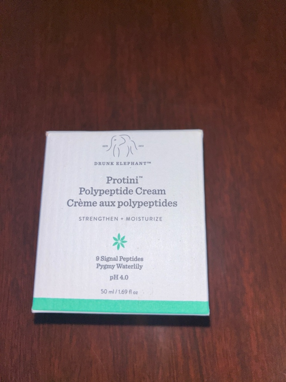 Drunk Elephant Protini™ Polypeptide Cream - White with Green Detail